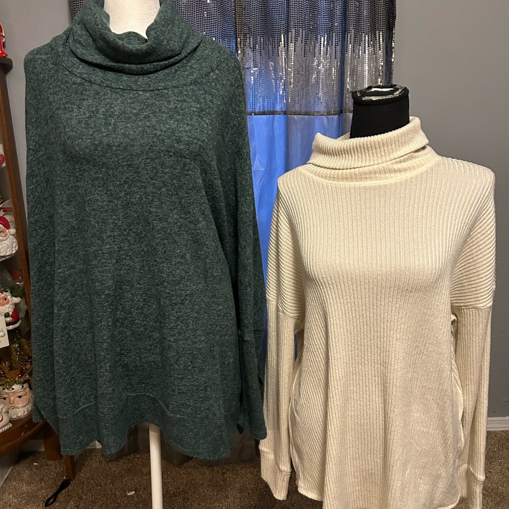 Zenana Outfitters and AE sweaters